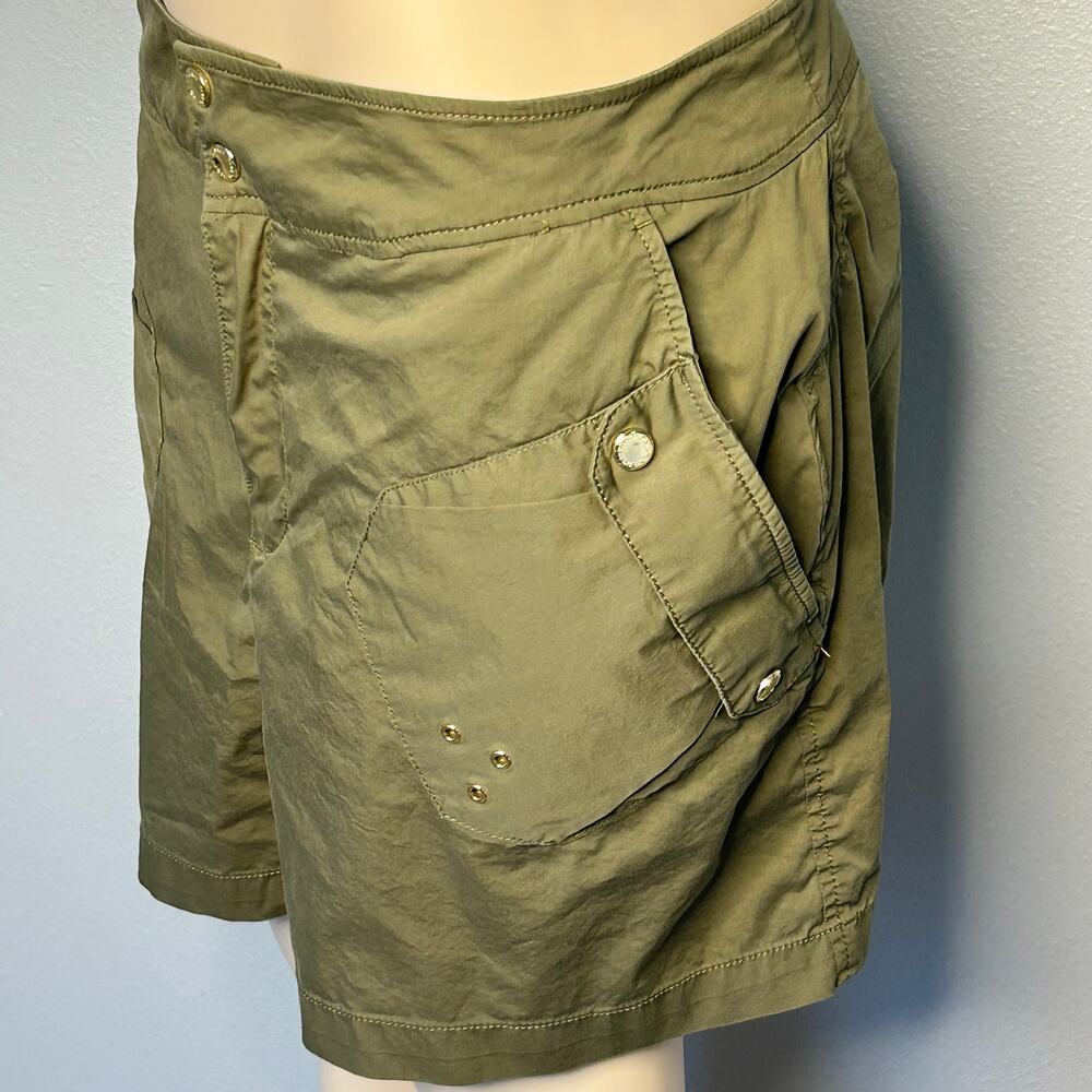 Lauren Ralph Lauren Olive Green Cargo Shorts Women’s Size 14 Utility Style